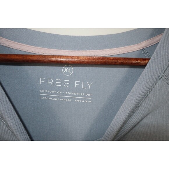 Free Fly Performance Bamboo Shade Long Sleeve Shirt UPF 50 Sun Protection XL Tee - Picture 8 of 11